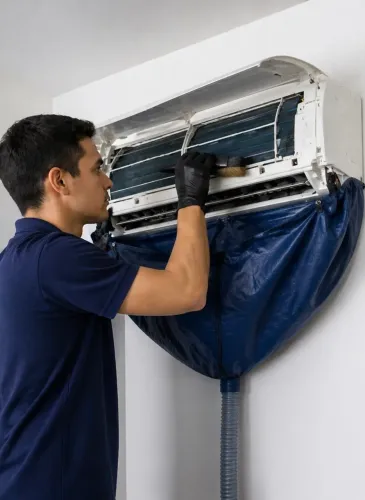 Limpeza ar condicionado