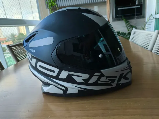 Capacete Norisk FF302 Soul Manty Fosco + 2 Viseiras (Fumê e Transparente)