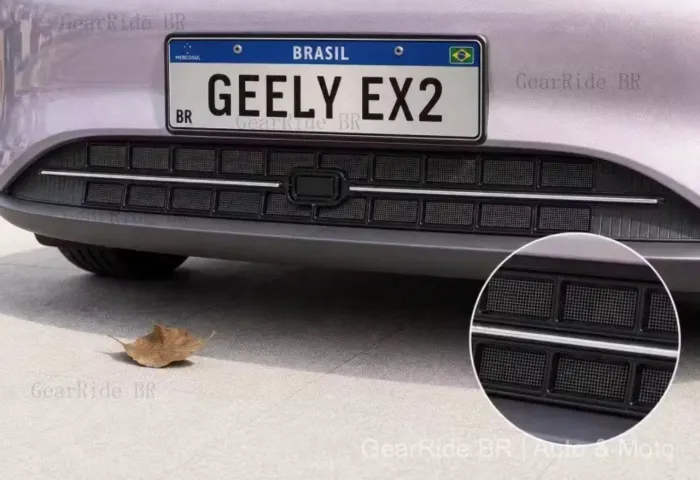 Protetor para radiador de Geely ex2.