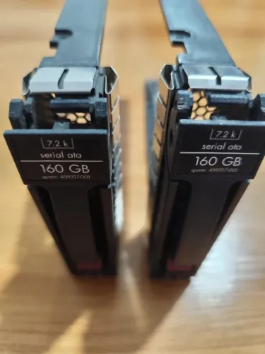 Kit 2 Gavetas Caddy para HD de Servidor HP - 160 GB