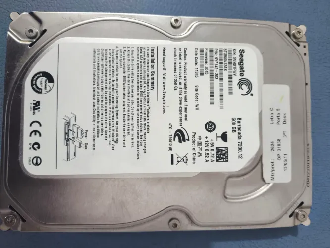 Hd Seagate barracuda 500 gb