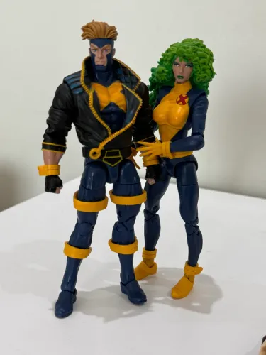 Polaris e havok ddstrutor marvel legends x men action figure