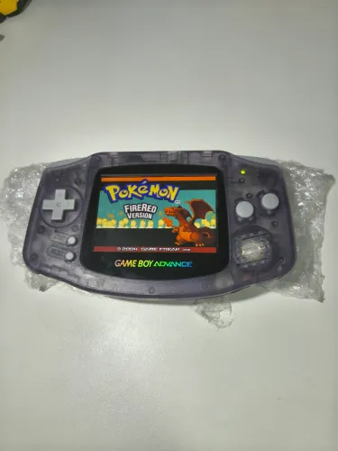 Gameboy advance atômic purple com tela ips 