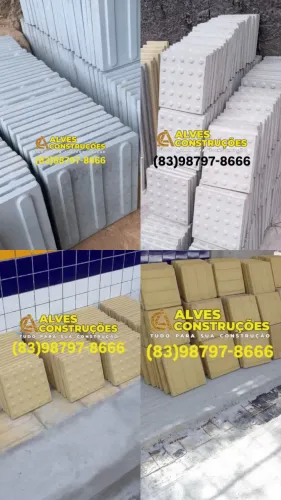 PISO TÁTIL CONCRETO 25x25x2,5