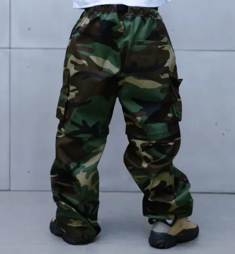 CALÇA CARGO CAMUFLADA 2 EM 1 (CALÇA E SHORTS) STREET APPAREL