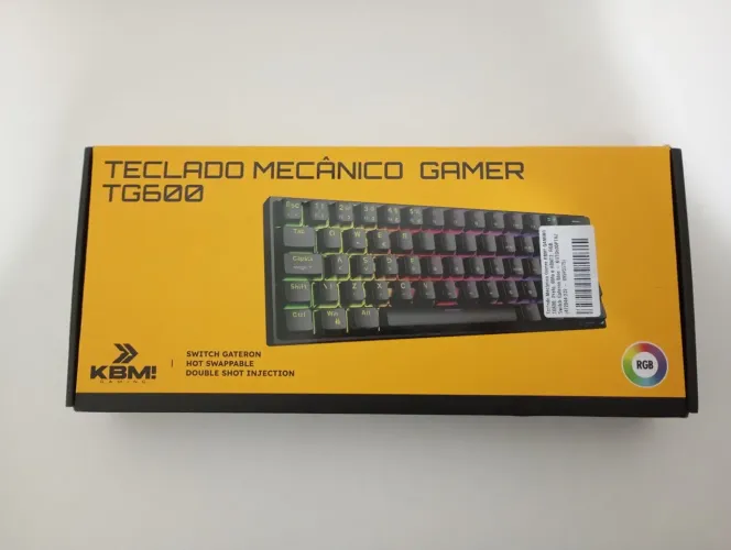Teclado Kabum Gaming TG600 novo