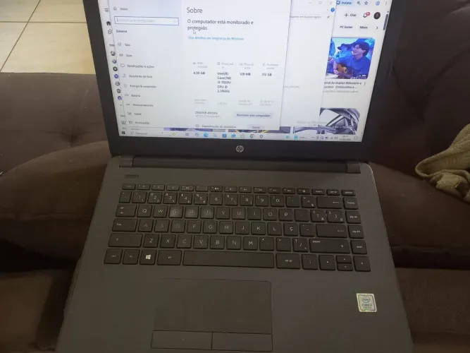 Troco Notebook i3 7th - SSD - bateria excelente dou volta em videogame 
