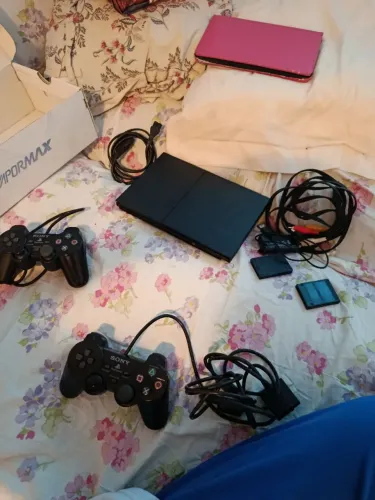 Ps2 zerado 2 controles originais jogos pendrive