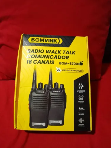 Rádio Comunicador profissional da BOMVINK
