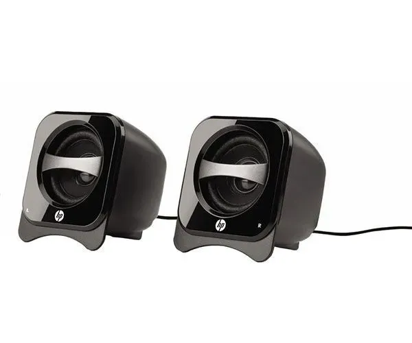 Caixa de Som Speaker 2.0 Compact Preto USB, BR387AA HP nOVO