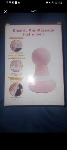Mini massageador elétrico (com cabo de carregar)