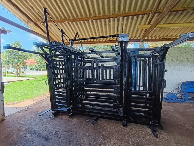 Tronco de contenção para bovinos 