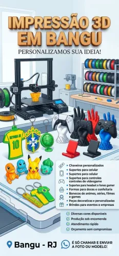 Fazemos Impressão em 3D