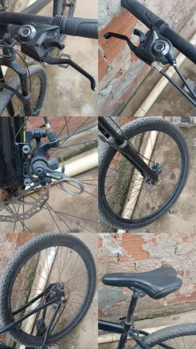 Vendo para de aro 29 completo com pneus e câmara  freio completo com cabo e manete banco