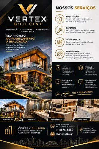 VERTEX BUILDING | CONSTRUÇÃO, REFORMAS E ACABAMENTOS
