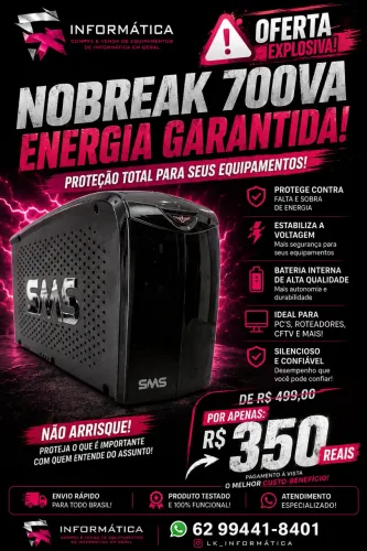 Nobreak SMS 700 vá