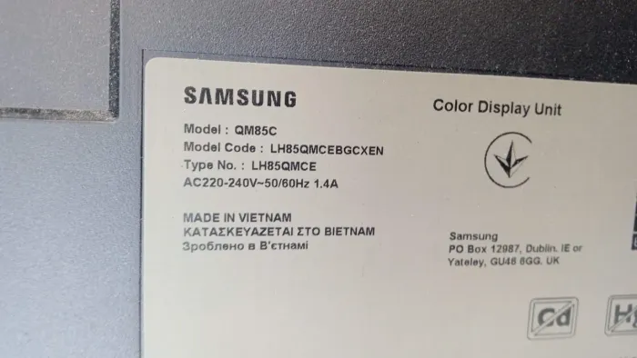 TV Samsung 85 polegadas 