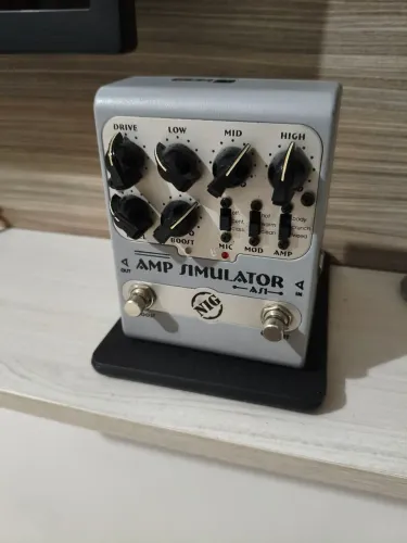 Pedal NIG AS-1 Amp Simulator em Ótimo Estado | Baixei p/ Vender Logo!