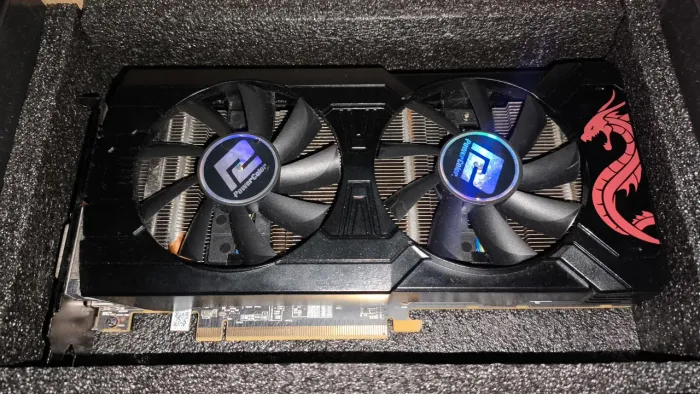 Placa De Vídeo PowerColor RX 570 4GB (COM DETALHE / LER DESCRIÇÃO)