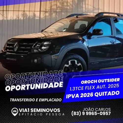 Renault Duster Oroch Outsider 1.3tce Flex Aut. 2025