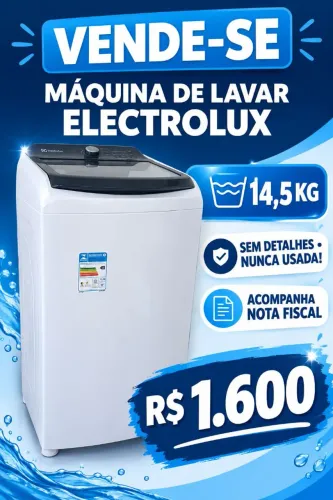 Máquina De Lavar Roupas Electrolux 14.5Kg