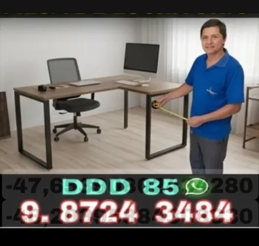 Montador de móveis para montagem e desmontagem de guarda-roupas, armários, closet e cômoda