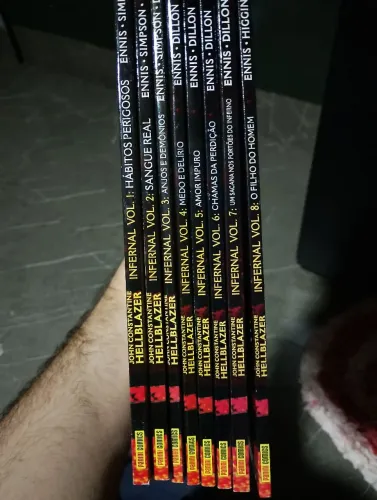 Hellblazer Infernal e condenado + saga do monstro do pantano Alan Moore oore