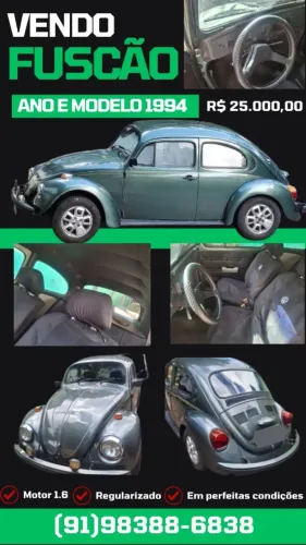 Volkswagen Fusca Fusca (gasolina) 1994