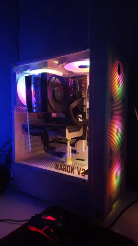 Gabinete Gamer branco narok v2