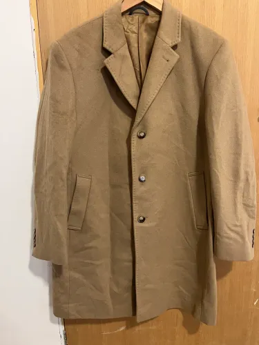 Sobretudo Michael Kors Camelo Masculino Tam G - Grife Original Impecável