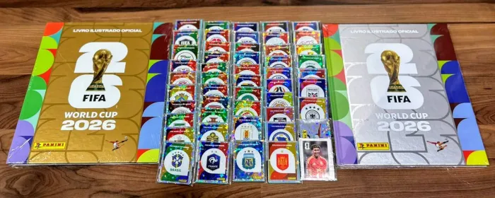 Algum Copa do mundo 2026 completo com todas as figurinhas para colar