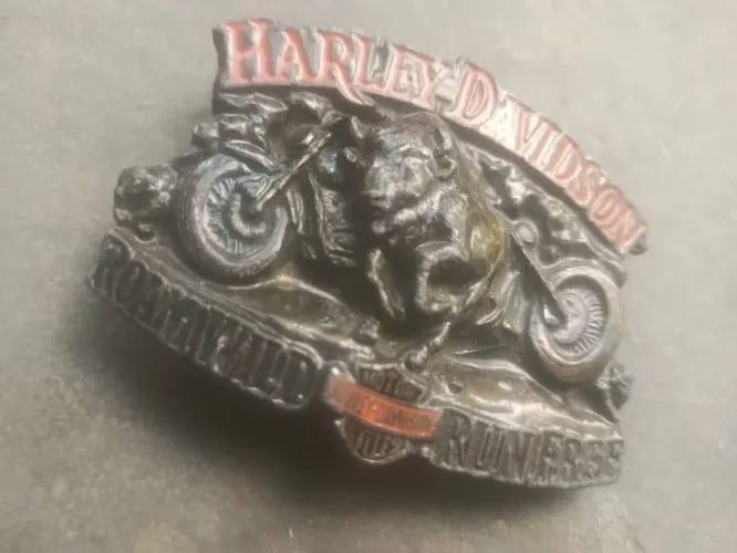 Fivela original rara Harley Davidson
