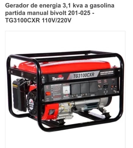 Gerador Portátil Gasolina