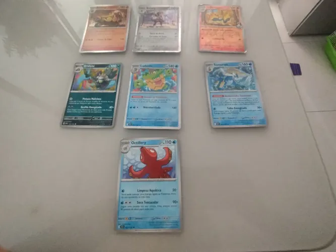 Cartinhas de Pokémon raras
