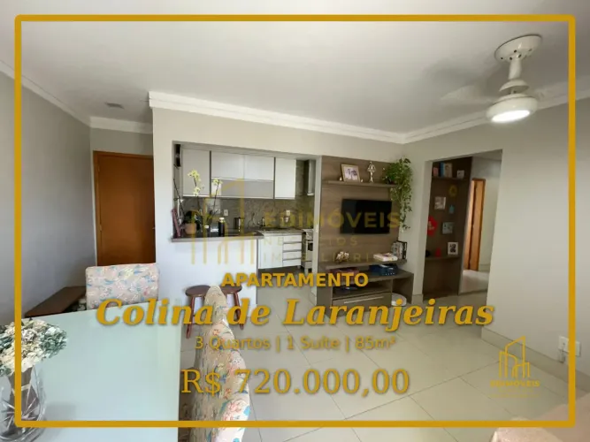 Incrível apartamento em Colina de Laranjeiras com varanda gourmet!