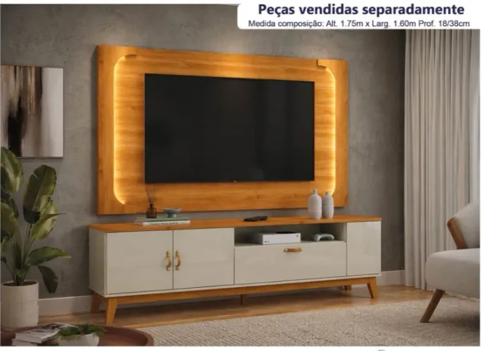 Painel Moon e Bancada Sirius 60"