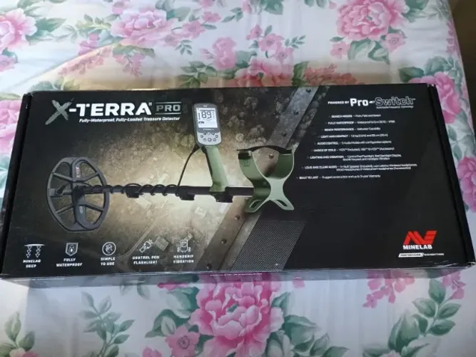 DETECTOR X-TERRA PRO E SCOOP ZERO SEM USO