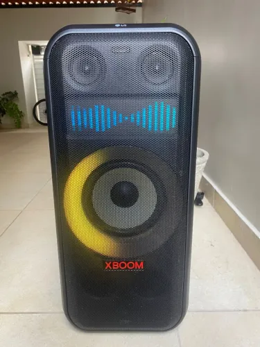 Caixa De Som Lg Xboom Xl7s Bluetooth Led 250w Rms Bivolt