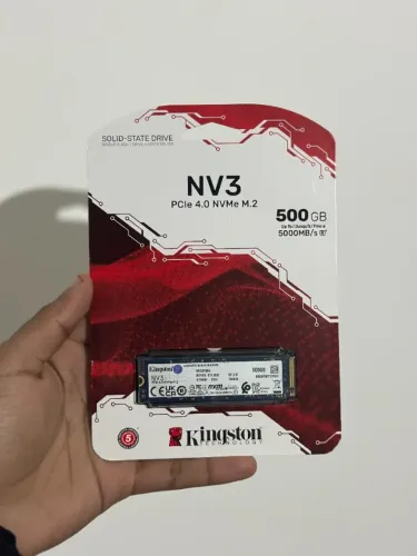 SSD Kingston NV3 500GB M2 2280 NVME (NOVO LACRADO)