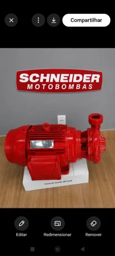 Bomba de incêndio 20 HP Schneider BPI trifásica 