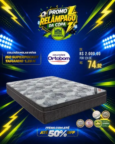 Colchão molas viúva 
