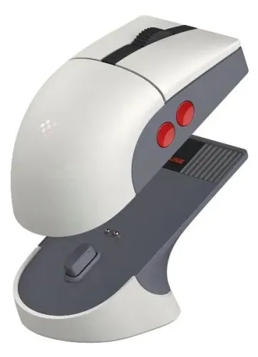 Mouse R8 8bitdo sem fio Retro com dock de carregamento e sensor Paw 3395 - novo lacrado