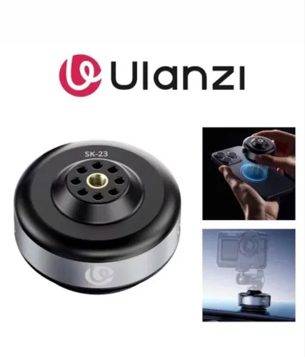 ULANZI Suporte de ventosa para câmera elétrica SK-23