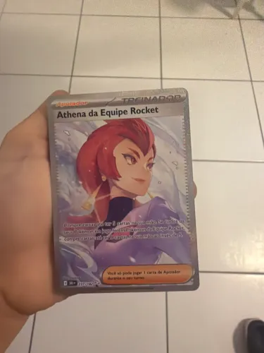 Card Pokemon da Athena da equipe rocket 237/182