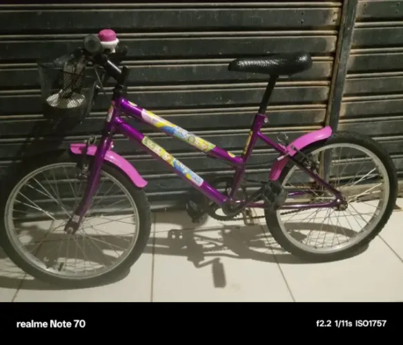 Bicicleta Infantil Feminina Seminova