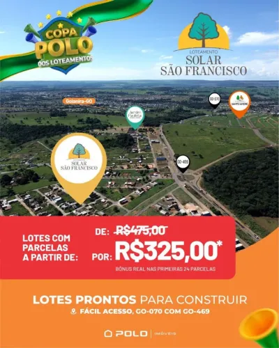 LOTES A PRESTAÇÃO NA SAÍDA PARA GOIANIRA