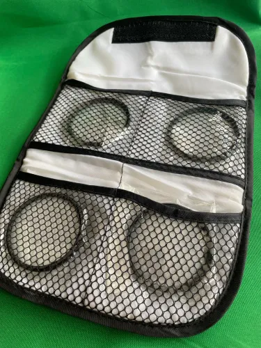 Kit 4 lentes filtros 58mm close up macro