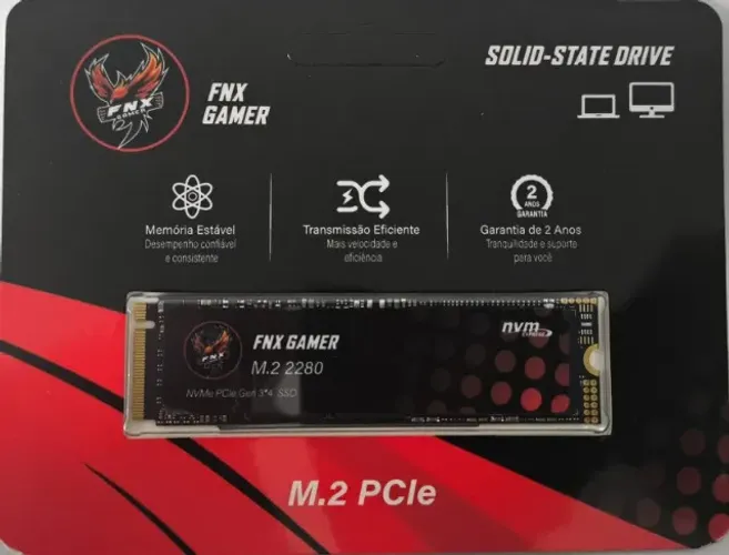 SSD 256GB M2 NVME FNX GAMER - FNXNV/256GB
