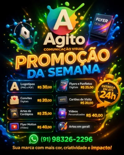 PEÇA JÁ SUA ARTE EM PROMOÇÃO