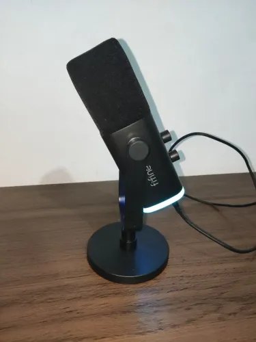Microfone fifine usb/xlr AM8 dinâmico cardioide cor preto